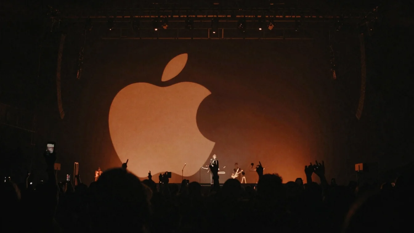 Abstract graphic representation of an Apple Music album cover, mo